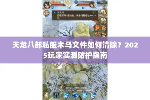 天龙八部私服木马文件如何清除？2025玩家实测防护指南