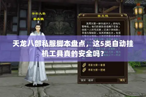 天龙八部私服脚本盘点，这5类自动挂机工具真的安全吗？