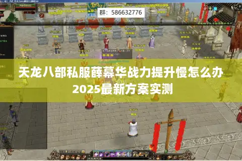 天龙八部私服薛幕华战力提升慢怎么办 2025最新方案实测