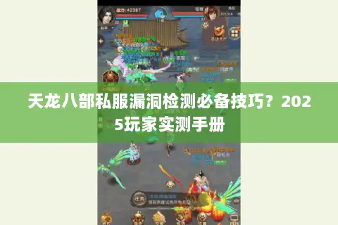 天龙八部私服漏洞检测必备技巧？2025玩家实测手册