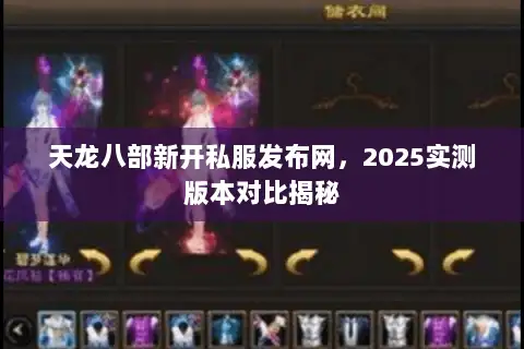 天龙八部新开私服发布网，2025实测版本对比揭秘