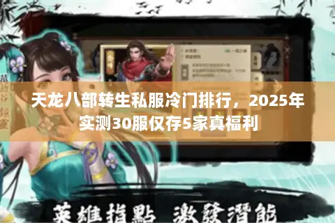 天龙八部转生私服冷门排行,2025年实测30服仅存5家真福利 天龙八部转生私服冷门排行,2025年实测30服仅存5家真福利