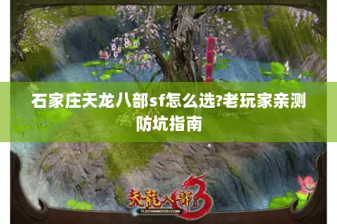 石家庄天龙八部sf怎么选?老玩家亲测防坑指南
