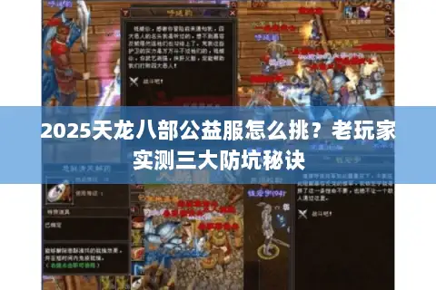 2025天龙八部公益服怎么挑?老玩家实测三大防坑秘诀 2025天龙八部公益服怎么挑?老玩家实测三大防坑秘诀