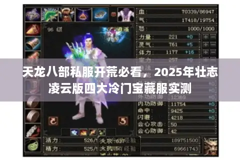 天龙八部私服开荒必看,2025年壮志凌云版四大冷门宝藏服实测 天龙八部私服开荒必看,2025年壮志凌云版四大冷门宝藏服实测