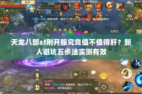 天龙八部sf刚开服究竟值不值得肝？新人避坑五步法实测有效