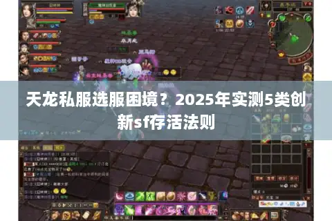 天龙私服选服困境?2025年实测5类创新sf存活法则 天龙私服选服困境?2025年实测5类创新sf存活法则