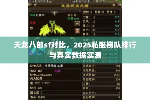 天龙八部sf对比,2025私服梯队排行与真实数据实测 天龙八部sf对比,2025私服梯队排行与真实数据实测