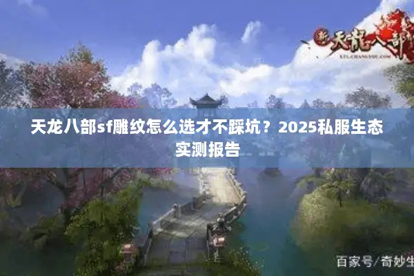 天龙八部sf雕纹怎么选才不踩坑？2025私服生态实测报告