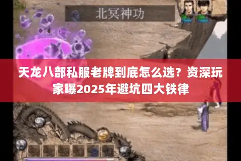天龙八部私服老牌到底怎么选？资深玩家曝2025年避坑四大铁律
