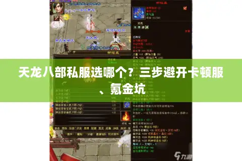 天龙八部私服选哪个?三步避开卡顿服、氪金坑 天龙八部私服选哪个?三步避开卡顿服、氪金坑