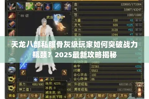 天龙八部私服骨灰级玩家如何突破战力瓶颈?2025最新攻略揭秘 天龙八部私服骨灰级玩家如何突破战力瓶颈?2025最新攻略揭秘