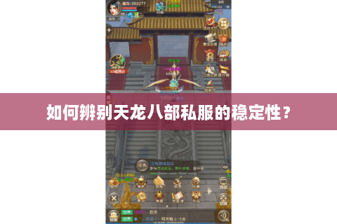 如何辨别天龙八部私服的稳定性？