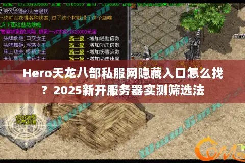 Hero天龙八部私服网隐藏入口怎么找?2025新开服务器实测筛选法 Hero天龙八部私服网隐藏入口怎么找?2025新开服务器实测筛选法