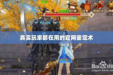 真实玩家都在用的官网鉴定术