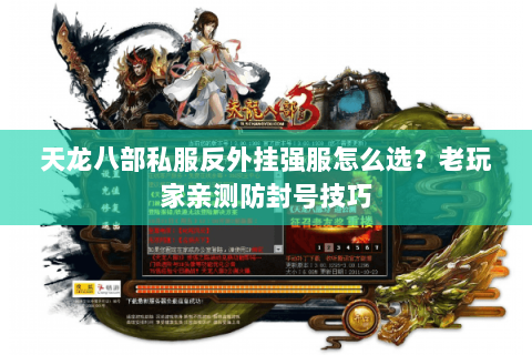 天龙八部私服反外挂强服怎么选？老玩家亲测防封号技巧
