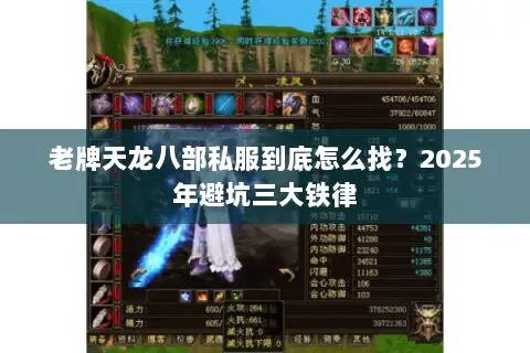 老牌天龙八部私服到底怎么找？2025年避坑三大铁律