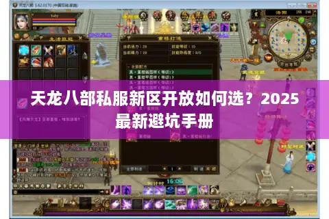 天龙八部私服新区开放如何选？2025最新避坑手册