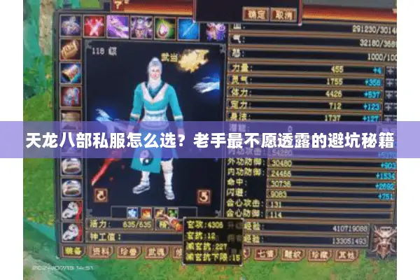 天龙八部私服怎么选？老手最不愿透露的避坑秘籍
