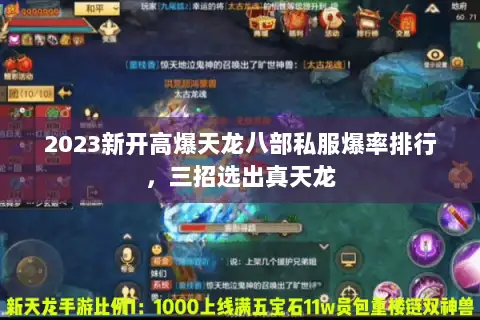 2023新开高爆天龙八部私服爆率排行,三招选出真天龙 2023新开高爆天龙八部私服爆率排行,三招选出真天龙