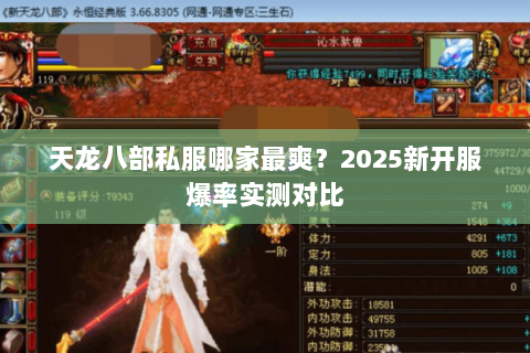 天龙八部私服哪家最爽？2025新开服爆率实测对比