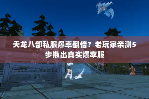 天龙八部私服爆率翻倍？老玩家亲测5步揪出真实爆率服