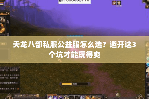 天龙八部私服公益服怎么选？避开这3个坑才能玩得爽
