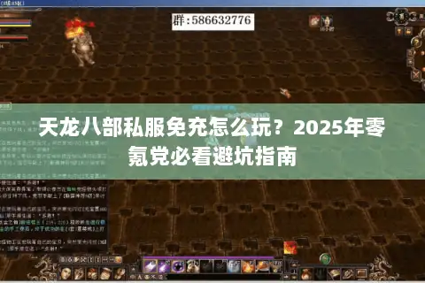 天龙八部私服免充怎么玩？2025年零氪党必看避坑指南