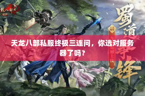 天龙八部私服终极三连问,你选对服务器了吗? 天龙八部私服终极三连问,你选对服务器了吗?