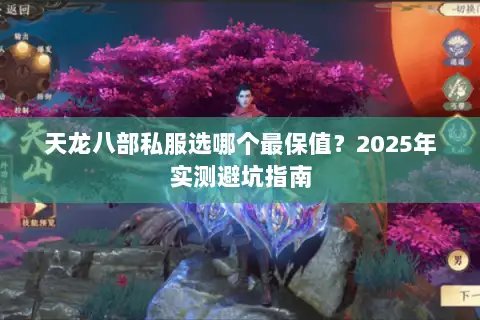天龙八部私服选哪个最保值？2025年实测避坑指南