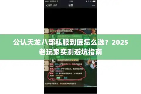 公认天龙八部私服到底怎么选?2025老玩家实测避坑指南 公认天龙八部私服到底怎么选?2025老玩家实测避坑指南