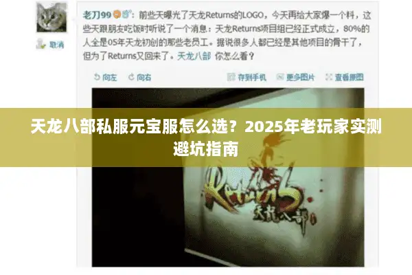 天龙八部私服元宝服怎么选？2025年老玩家实测避坑指南