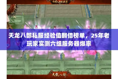 天龙八部私服经验值翻倍榜单，25年老玩家实测六组服务器爆率