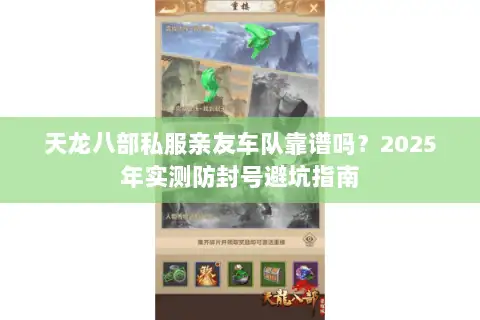天龙八部私服亲友车队靠谱吗？2025年实测防封号避坑指南