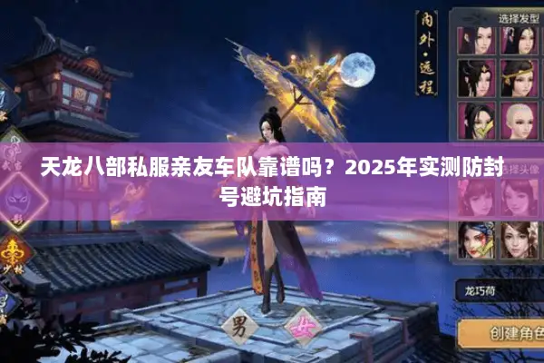 天龙八部私服亲友车队靠谱吗？2025年实测防封号避坑指南