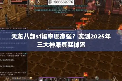 天龙八部sf爆率哪家强?实测2025年三大神服真实掉落 天龙八部sf爆率哪家强?实测2025年三大神服真实掉落
