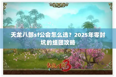 天龙八部sf公会怎么选？2025年零封坑的组团攻略