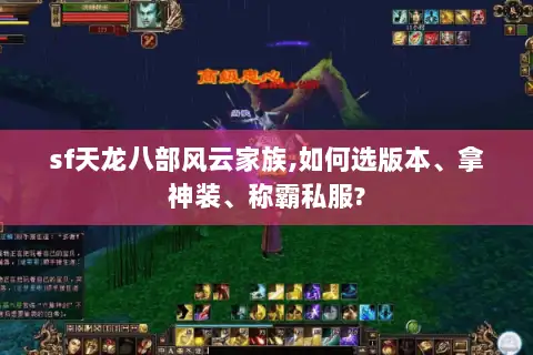 sf天龙八部风云家族,如何选版本、拿神装、称霸私服?
