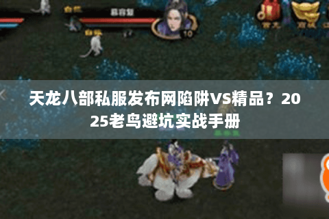 天龙八部私服发布网陷阱VS精品？2025老鸟避坑实战手册