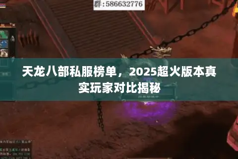 天龙八部私服榜单,2025超火版本真实玩家对比揭秘 天龙八部私服榜单,2025超火版本真实玩家对比揭秘