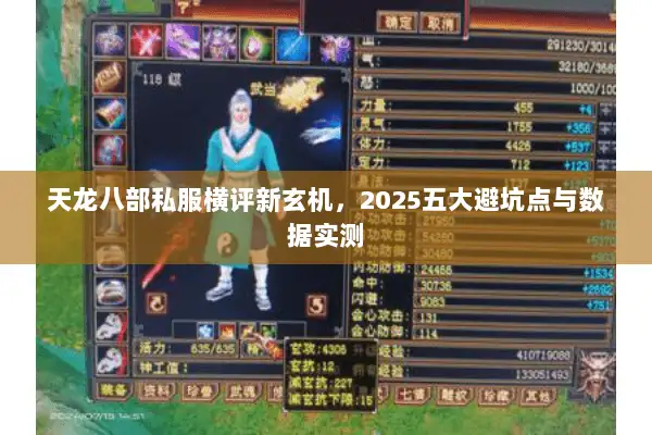 天龙八部私服横评新玄机，2025五大避坑点与数据实测
