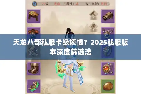 天龙八部私服卡级烦恼？2025私服版本深度筛选法