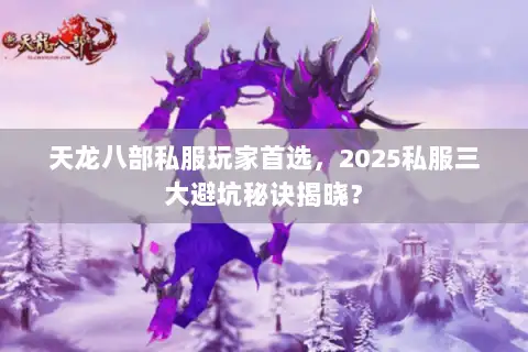 天龙八部私服玩家首选,2025私服三大避坑秘诀揭晓? 天龙八部私服玩家首选,2025私服三大避坑秘诀揭晓?