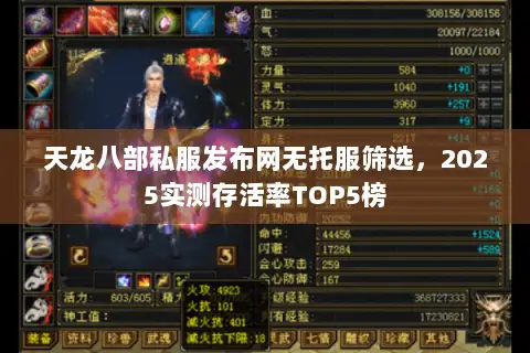 天龙八部私服发布网无托服筛选，2025实测存活率TOP5榜