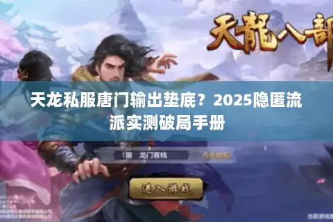 天龙私服唐门输出垫底?2025隐匿流派实测破局手册 天龙私服唐门输出垫底?2025隐匿流派实测破局手册
