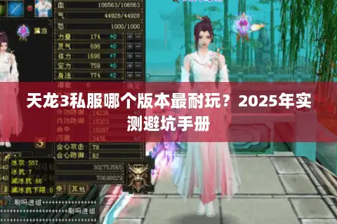 天龙3私服哪个版本最耐玩？2025年实测避坑手册