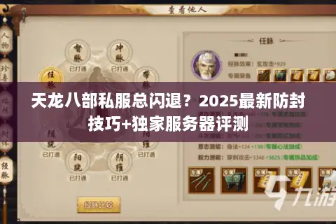 天龙八部私服总闪退？2025最新防封技巧+独家服务器评测