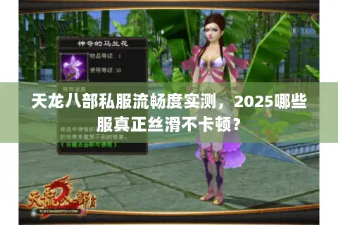 天龙八部私服流畅度实测,2025哪些服真正丝滑不卡顿? 天龙八部私服流畅度实测,2025哪些服真正丝滑不卡顿?
