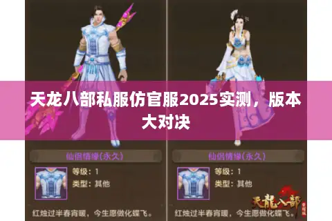 天龙八部私服仿官服2025实测，版本大对决