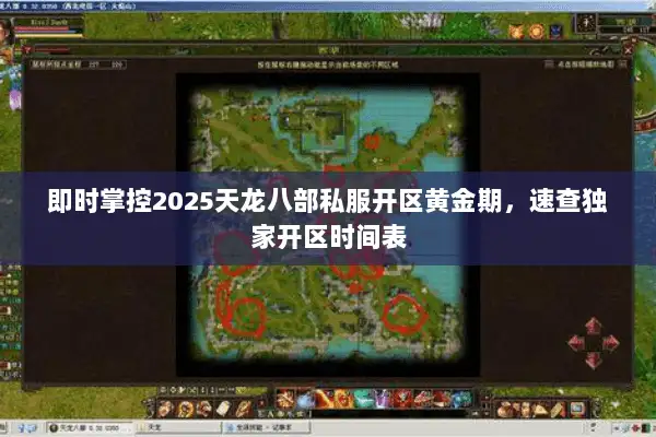 即时掌控2025天龙八部私服开区黄金期，速查独家开区时间表